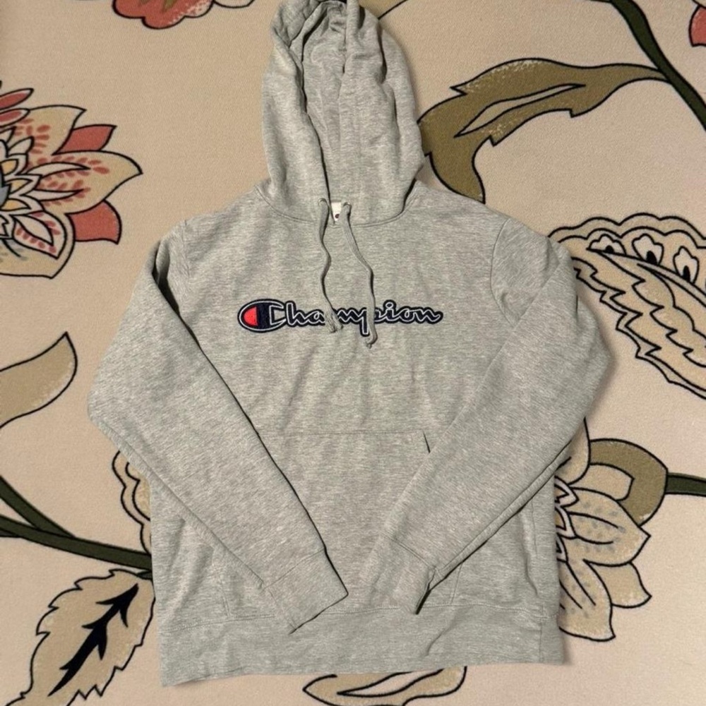 Champion Light Gray Men's Hoodie